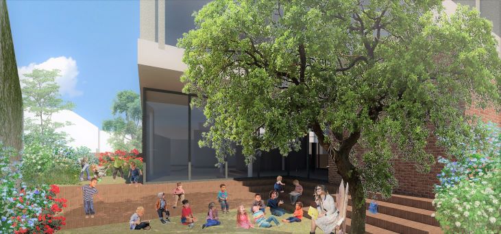Proposed outdoor classroom for children's activities